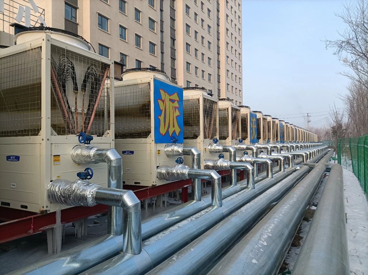 贝博空气能为高端社区提供舒适采暖服务