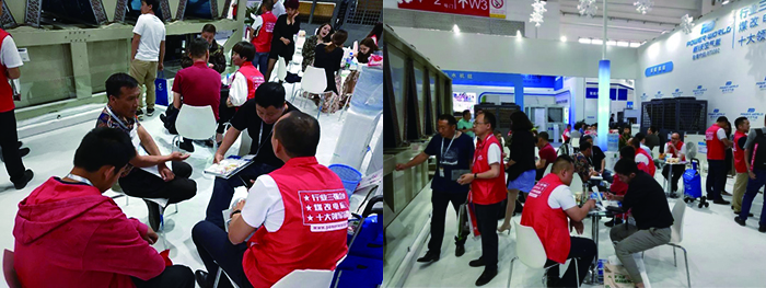 贝博空气能热泵展会盛况
